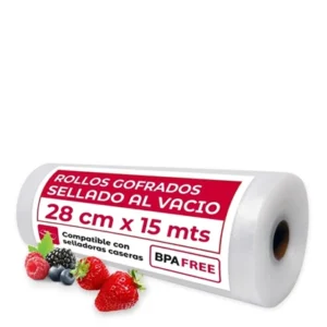 ROLLO GOFRADO 28 CM X 15 M SELLADORA VACIO