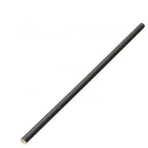 (PACK 25) BOMBILLA PAPEL 20 CM NEGRA