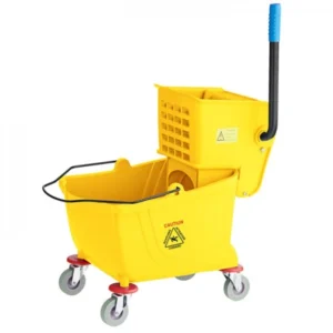 CARRO ASEO PORTA MOPA 34 LT PLASTICO AMARILLO