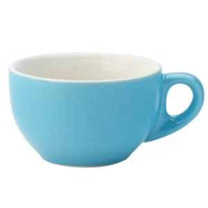 LATTE 280 ML TAZA BARISTA AZUL PORCELANA