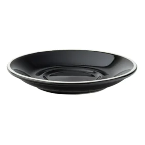 PLATILLO 15 CM BARISTA NEGRO PORCELANA UTOPIA