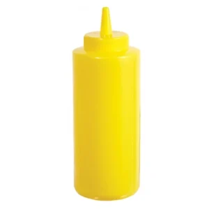 BOTELLA DISPENSADOR 360 ML AMARILLA PLASTICO WINCO