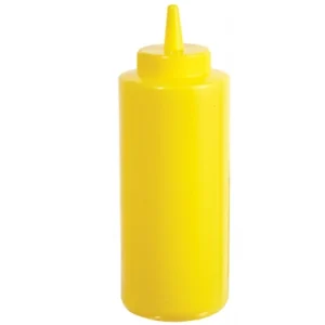 BOTELLA DISPENSADOR 720 ML AMARILLA PLASTICO WINCO