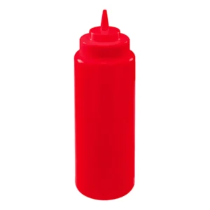 BOTELLA DISPENSADOR 480 ML ROJA PLASTICO WINCO