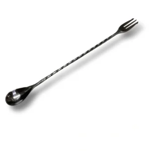 CUCHARA BAR TRIDENTE 30 CM NEGRA (17%DCTO)