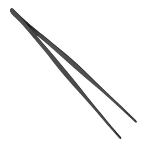PINZA PRECISION 30 CM RECTA NEGRA