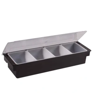 PORTA CONDIMENTOS 4 ESPACIOS PLASTICO (17%DCTO)