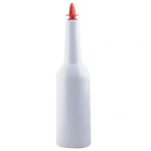 BOTELLA FLAIR ABS C/DOSIFICADOR BLANCA PLÁSTICO