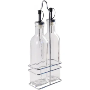 ALCUZA OLE 2 BOTELLAS 280 ML C/U SOPORTE METAL