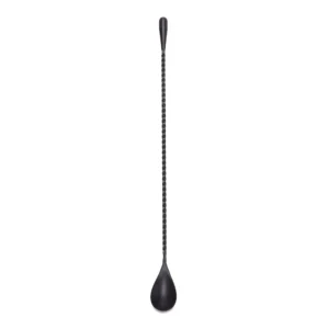 CUCHARA BAR TEARDROP 30 CM NEGRA
