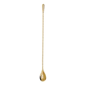 CUCHARA BAR TEARDROP 30 CM DORADA (20%DCTO)