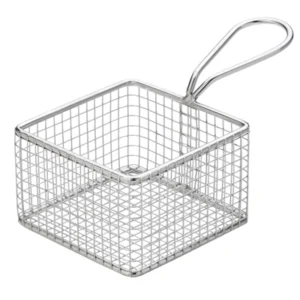 MINI CANASTO 10 X 10 x 6 CM INOX