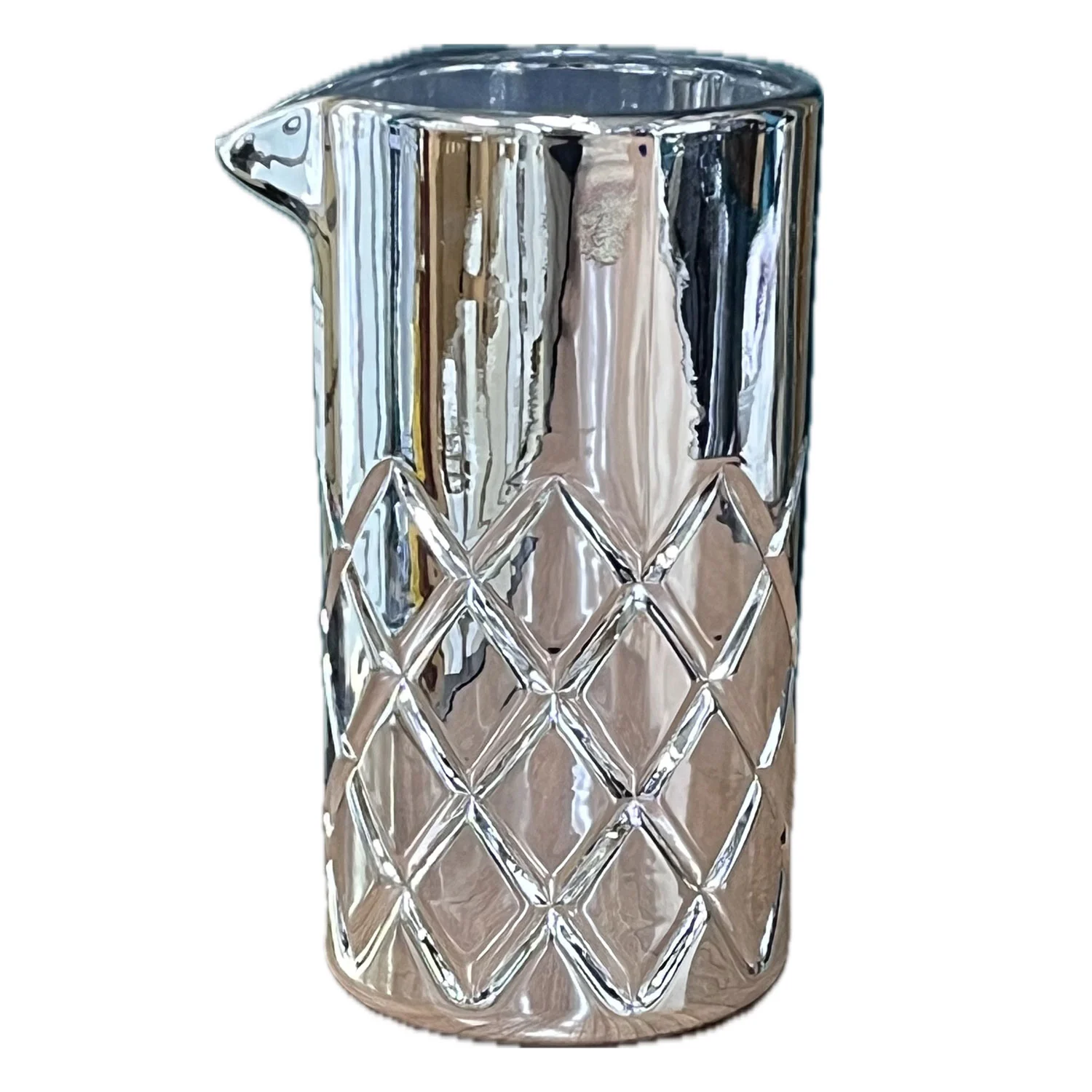 MIXING GLASS 700 ML VIDRIO ACABADO CROMO (40%DCTO)